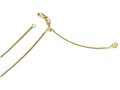 FJC Finejewelers 14k Yellow Gold Adjustable Box Chain Necklace