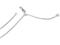 FJC Finejewelers 14k White Gold Adjustable Wheat Chain Necklace