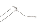 FJC Finejewelers 14k White Gold Adjustable Quadra Wheat Chain Necklace