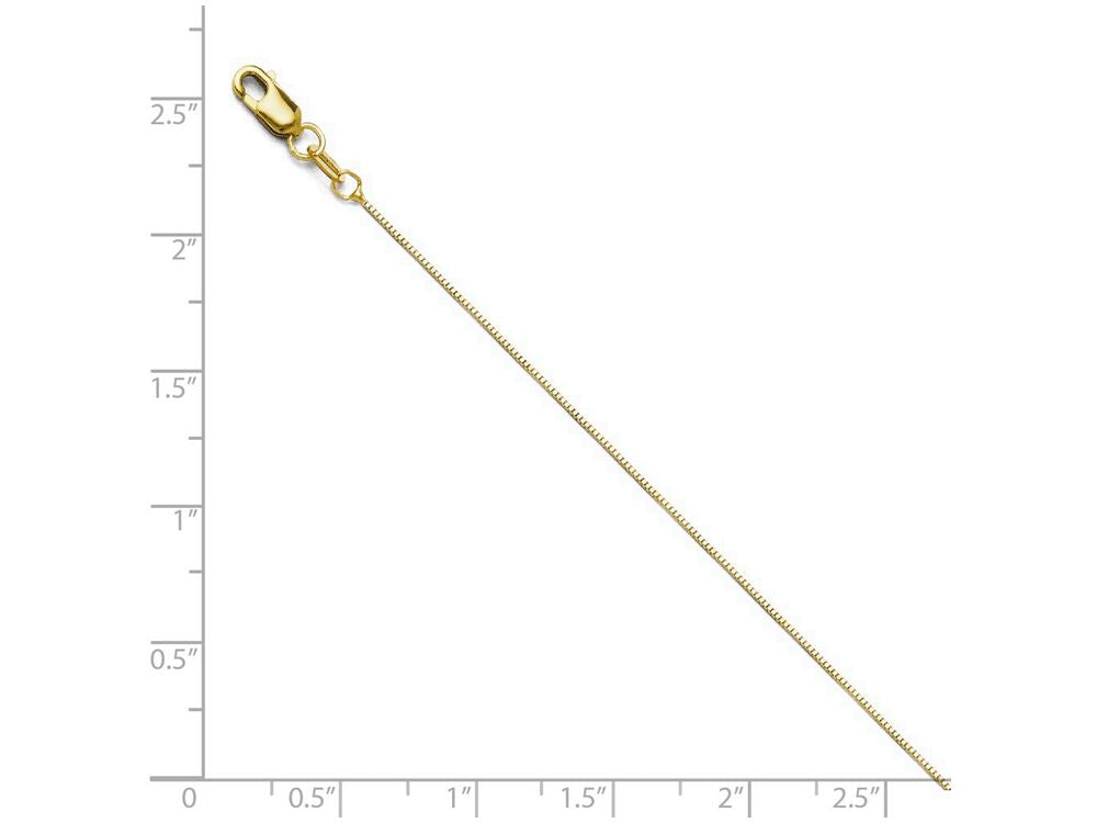 FJC Finejewelers 14k Yellow Gold Baby Box Chain Necklace