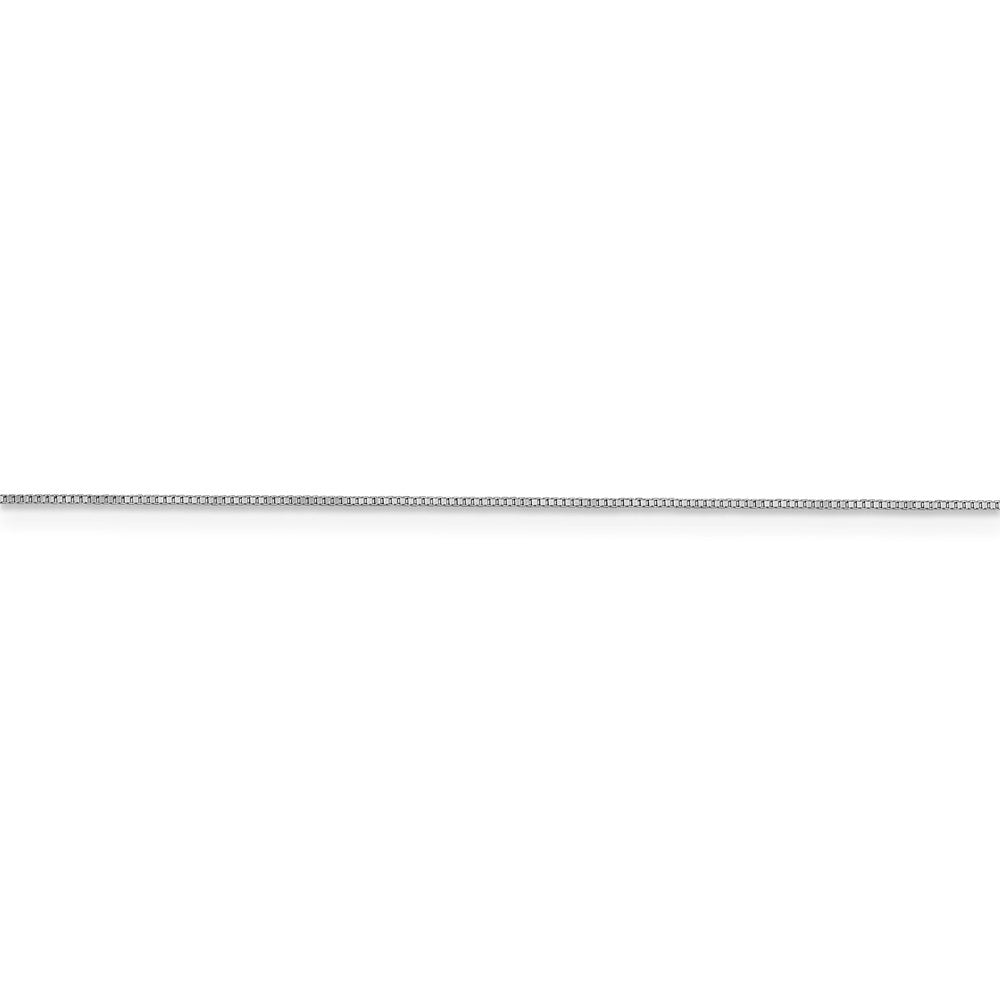 FJC Finejewelers 14k White Gold Baby Box Chain Necklace
