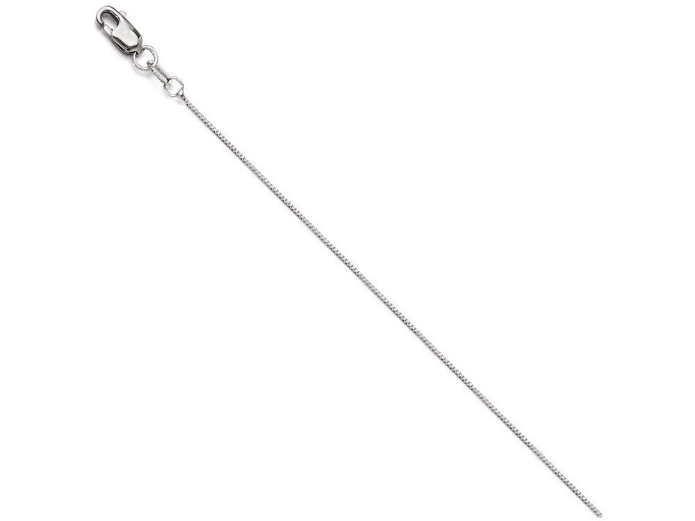 FJC Finejewelers 14k White Gold Baby Box Chain Necklace