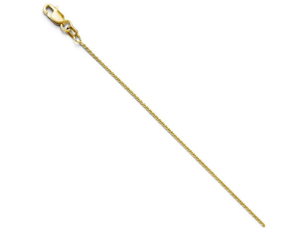 FJC Finejewelers 14k Yellow Gold .90mm Round Bright Cut Wheat Chain Necklace