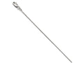 FJC Finejewelers 14k White Gold 1mm Round Bright Cut Wheat Chain Necklace
