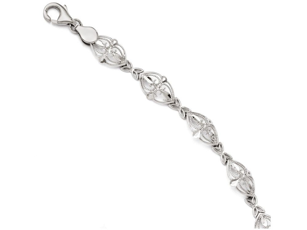 FJC Finejewelers 14k White Gold Bracelet