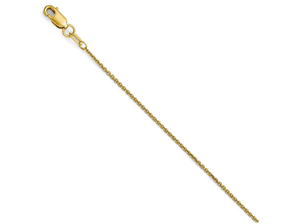 FJC Finejewelers 14k Yellow Gold Round Cable Chain Necklace
