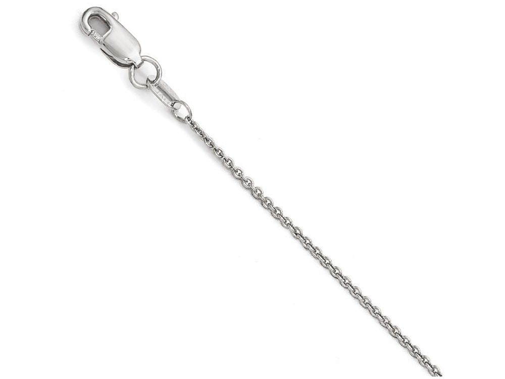 FJC Finejewelers 14k White Gold Round Cable Chain Necklace