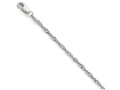 FJC Finejewelers 14k White Gold Singapore 8 Inch Bracelet