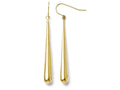 FJC Finejewelers 14k Yellow Gold Polished Shepherd Hook Earrings