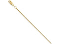 FJC Finejewelers 14k Yellow Gold Box Chain Necklace W/lobster Chan