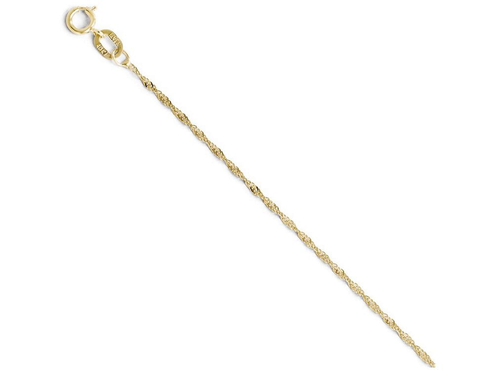 FJC Finejewelers 10k Singapore Chain Necklace