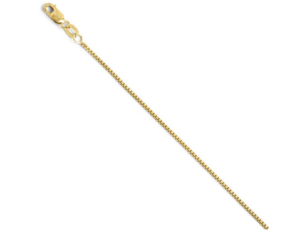 FJC Finejewelers 14k Yellow Gold Polished Box W/lobster Chain Necklace