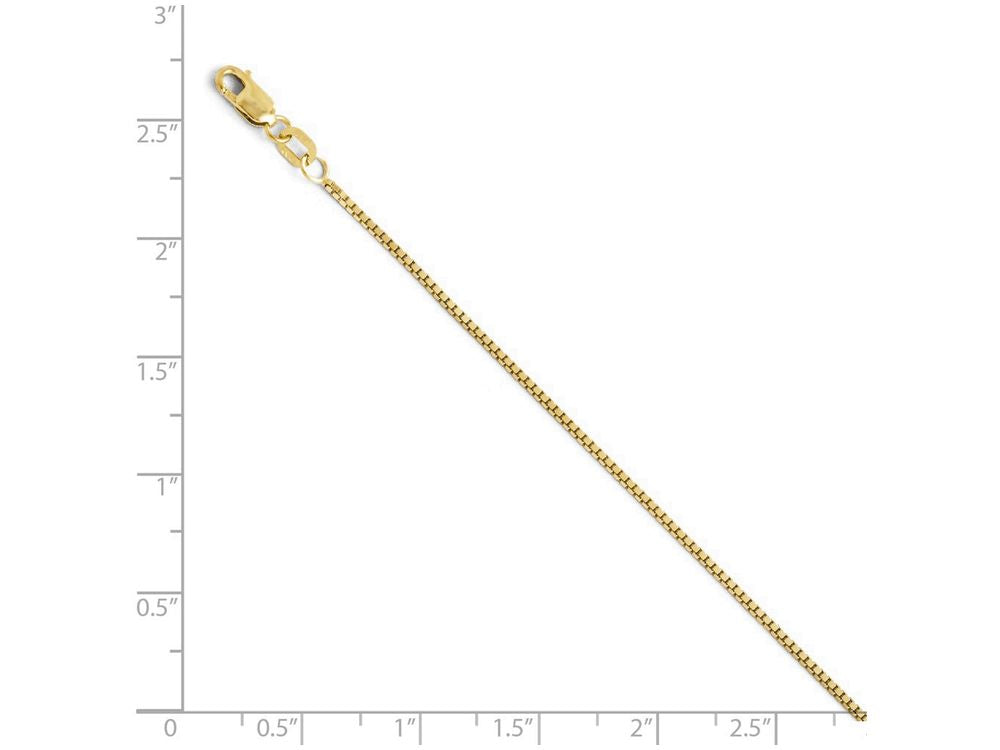 FJC Finejewelers 14k Yellow Gold Box W/lobster Chain Necklace