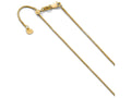 FJC Finejewelers 10k Yellow Gold Adjustable Box Chain Necklace