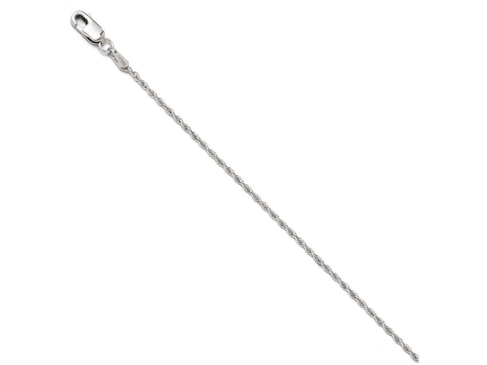 FJC Finejewelers 14k White Gold Rope Chain Necklace