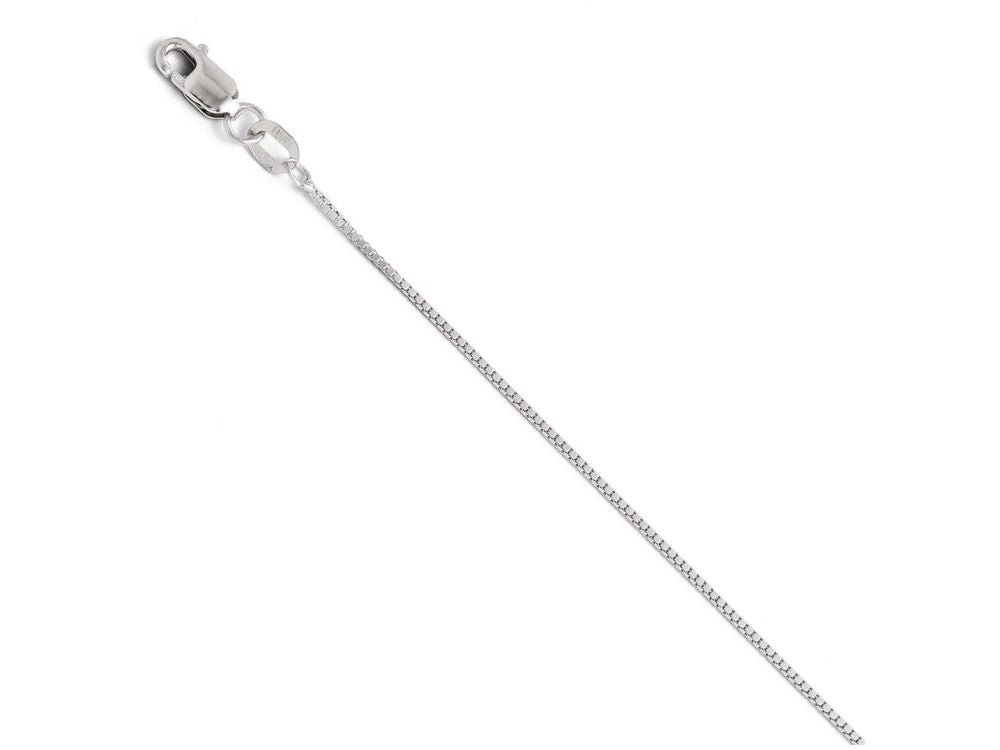 FJC Finejewelers 10k White Gold Box Chain Necklace