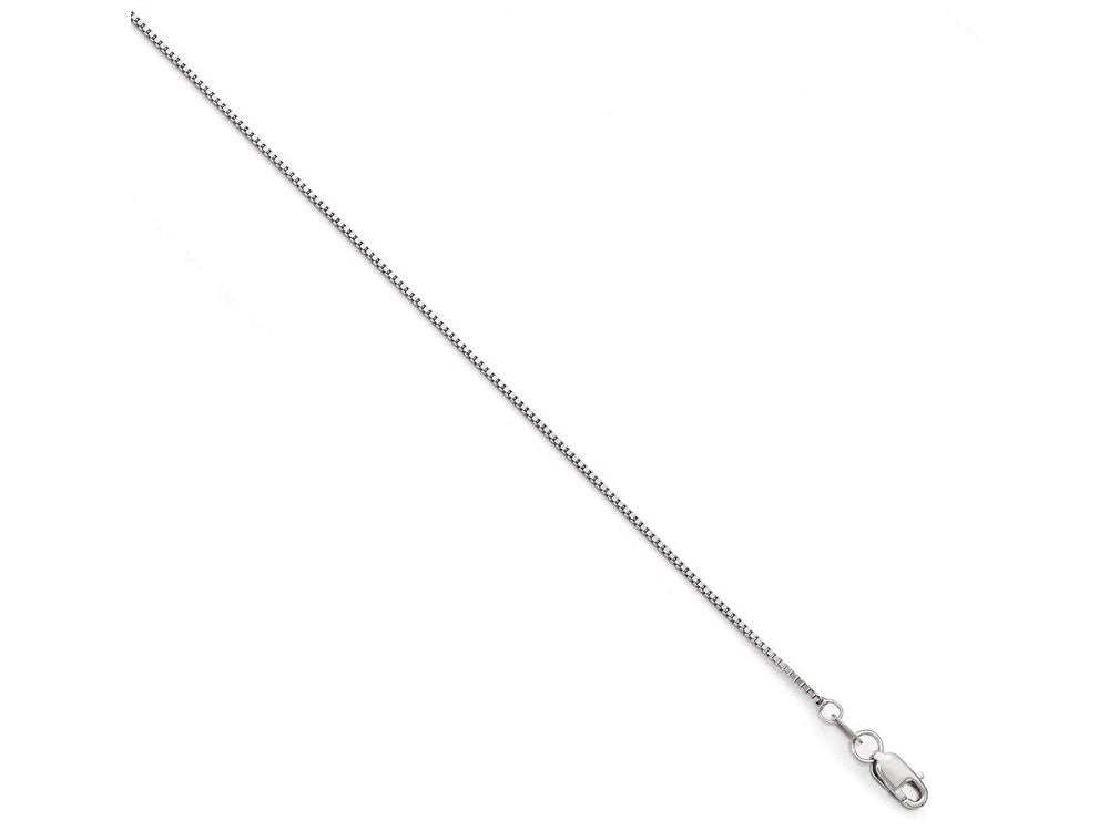 FJC Finejewelers 10k White Gold Box Chain Necklace