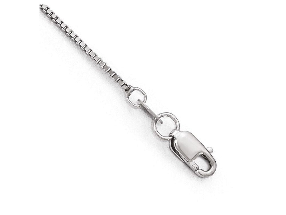 FJC Finejewelers 10k White Gold Box Chain Necklace