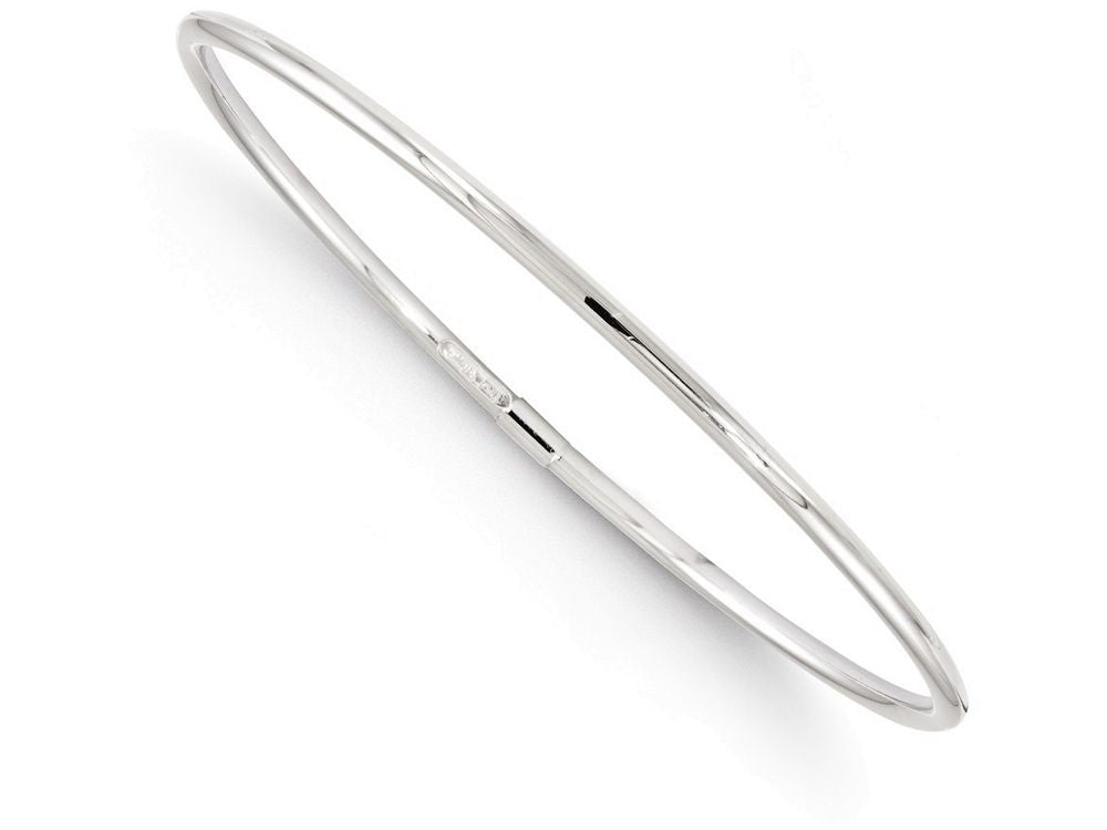 FJC Finejewelers 10k White Gold Slip-on Bangle