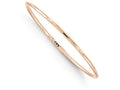 FJC Finejewelers 10k Rose Gold Slip-on Bangle