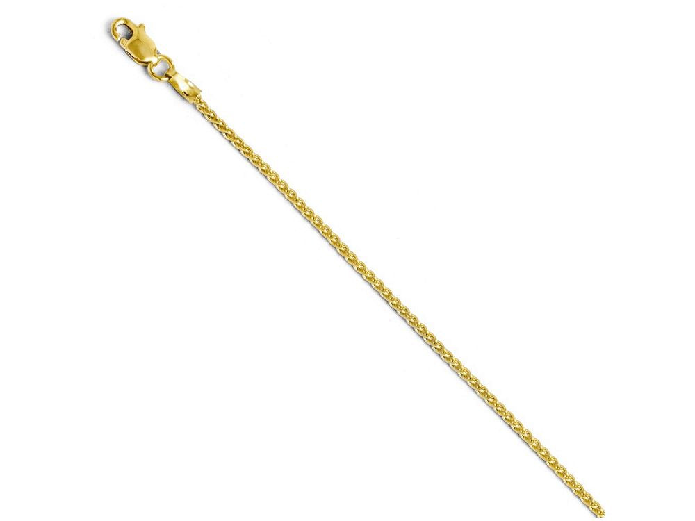 FJC Finejewelers 14k Yellow Gold 1.5mm Wheat Chain Necklace