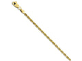 FJC Finejewelers 14k Yellow Gold 2.50mm Bright Cut Rope Chain Necklace