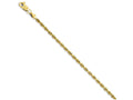 FJC Finejewelers 14k Yellow Gold 2.75mm Bright Cut Rope Chain Bracelet