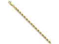FJC Finejewelers 14k Yellow Gold 3.5mm Bright Cut Rope Chain Bracelet