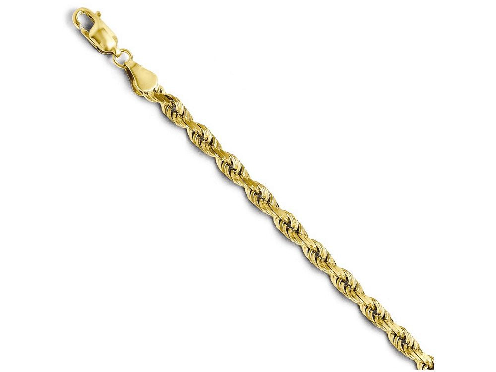FJC Finejewelers 14k Yellow Gold 4.00mm Bright Cut Rope Chain Necklace