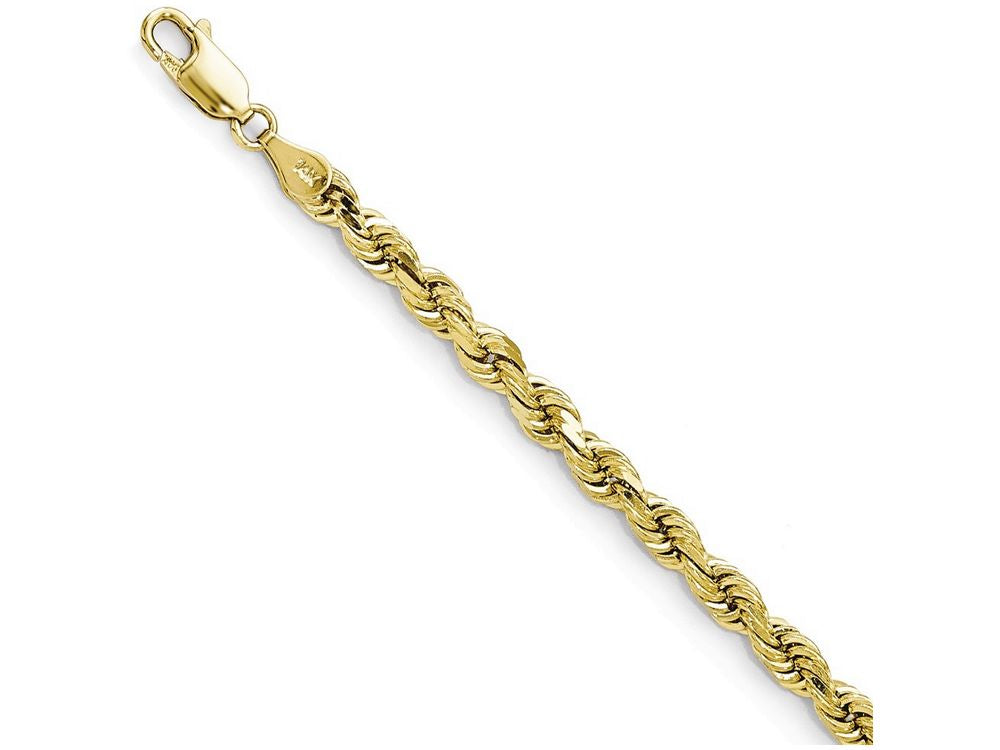 FJC Finejewelers 14k Yellow Gold 5.0mm Bright Cut Rope Chain Necklace