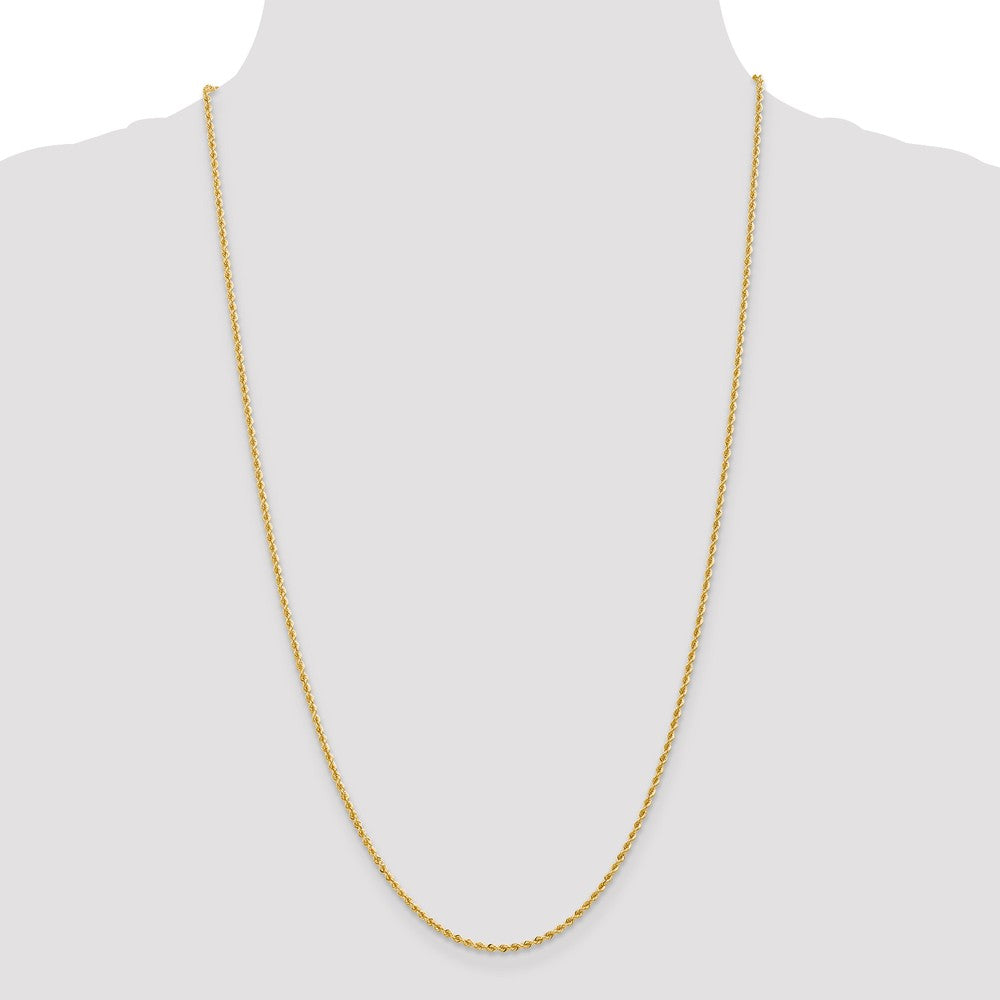 FJC Finejewelers 14k Yellow Gold 2.0mm Solid Rope Bracelet