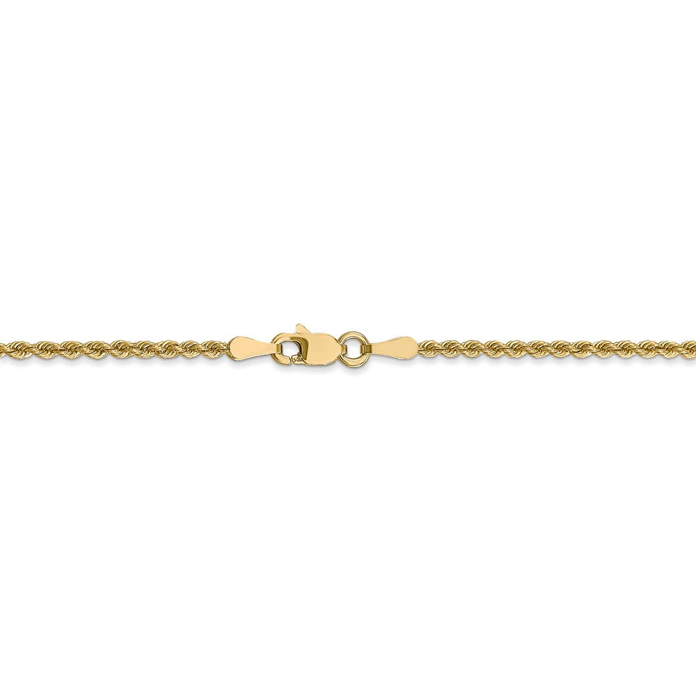 FJC Finejewelers 14k Yellow Gold 2.0mm Solid Rope Bracelet