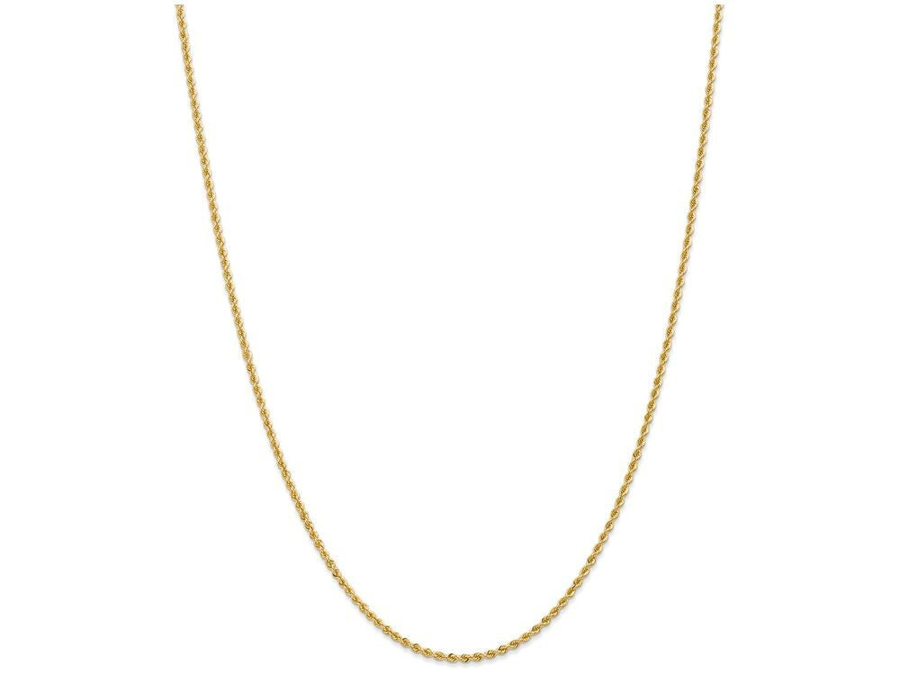 FJC Finejewelers 14k Yellow Gold 2.0mm Solid Rope Bracelet