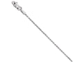FJC Finejewelers 14k White Gold 1.3mm Bright Cut Rope Chain Necklace