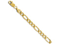 FJC Finejewelers 14k Yellow Gold 6.25mm Flat Figaro Chain Necklace