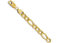 FJC Finejewelers 14k Yellow Gold 7.0mm Flat Figaro Chain Necklace