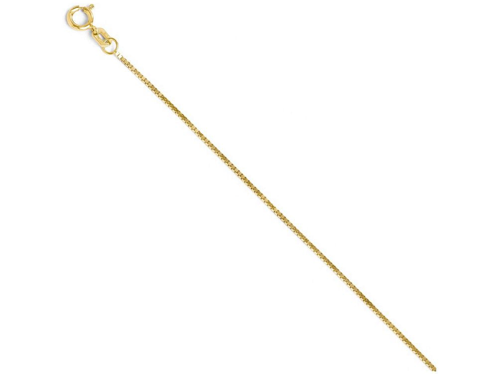 FJC Finejewelers 14k Yellow Gold Light Box Chain Necklace