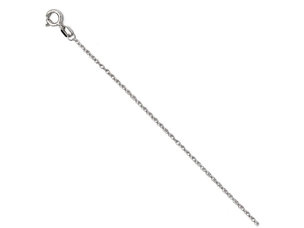 FJC Finejewelers 14k White Gold V-p 8r Rope Chain Necklace