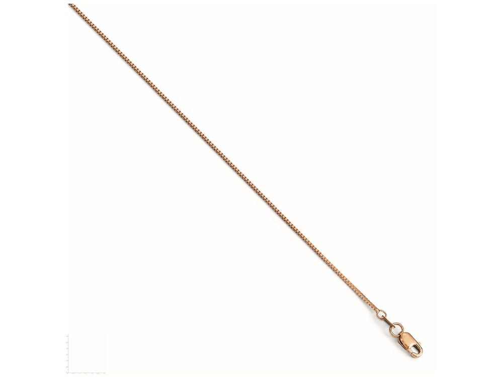 FJC Finejewelers 14k Rose Gold Box W/lobster Chain Necklace