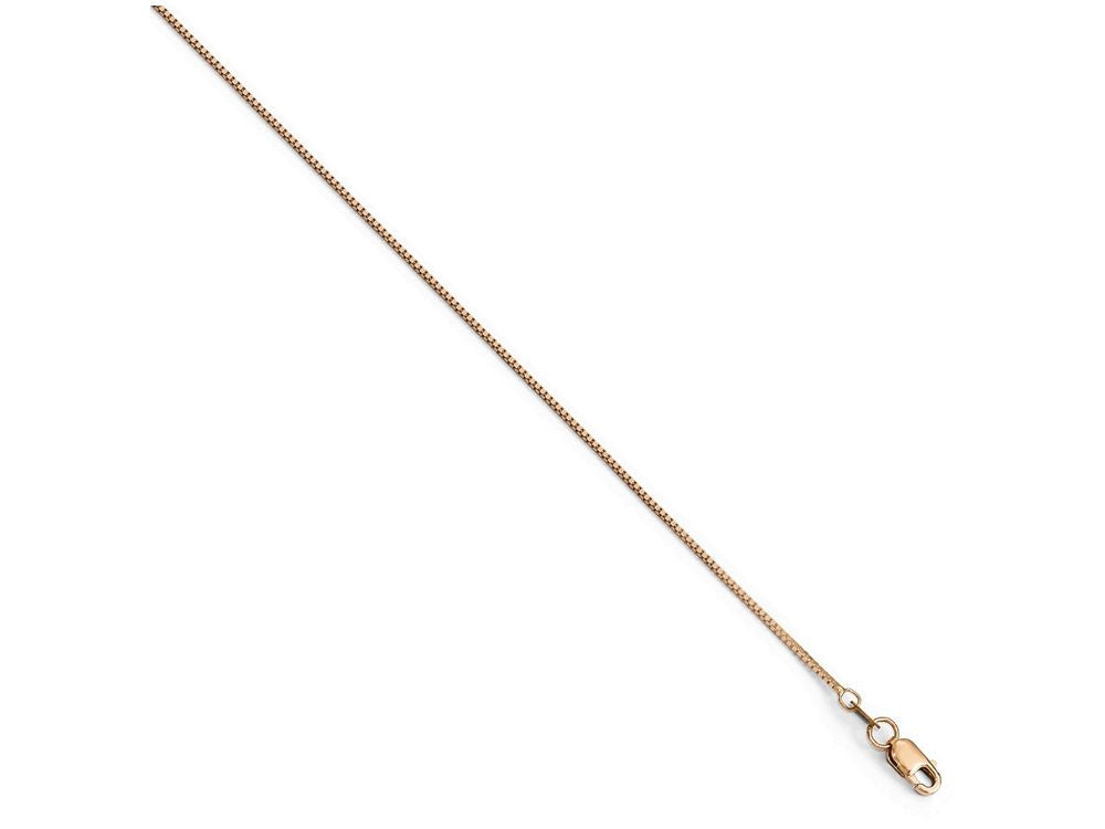 FJC Finejewelers 14k Rose Gold Box W/lobster Chain Necklace