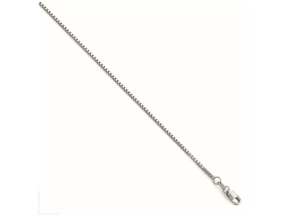 FJC Finejewelers 14k White Gold Box W/lobster Chain Necklace