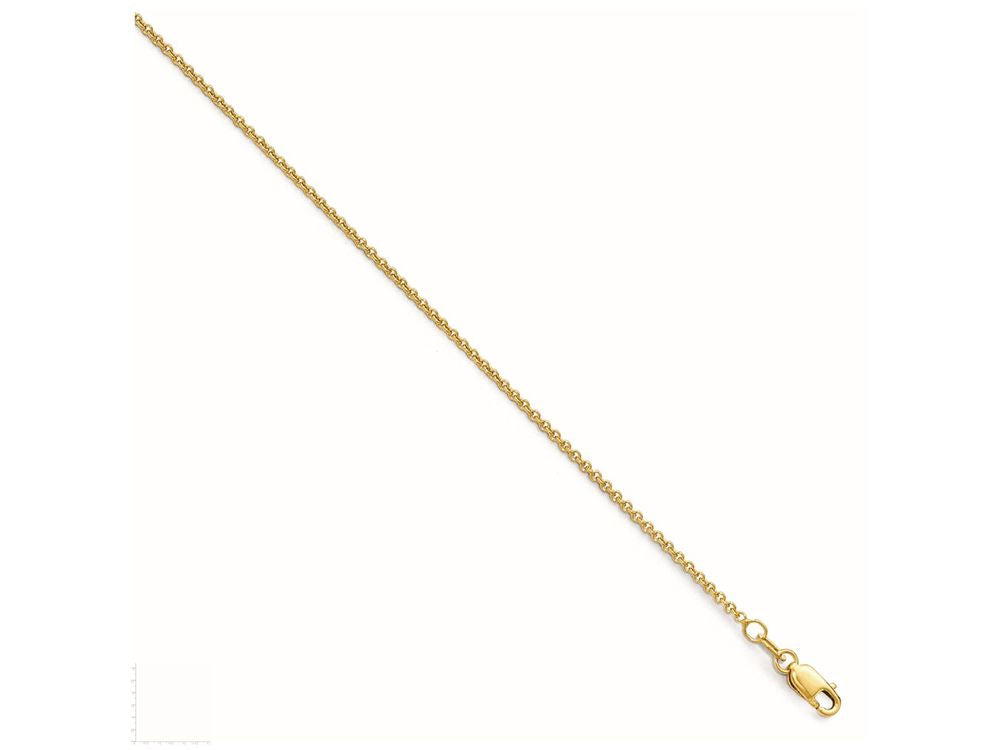 FJC Finejewelers 14k Yellow Gold Round Cable Chain Necklace