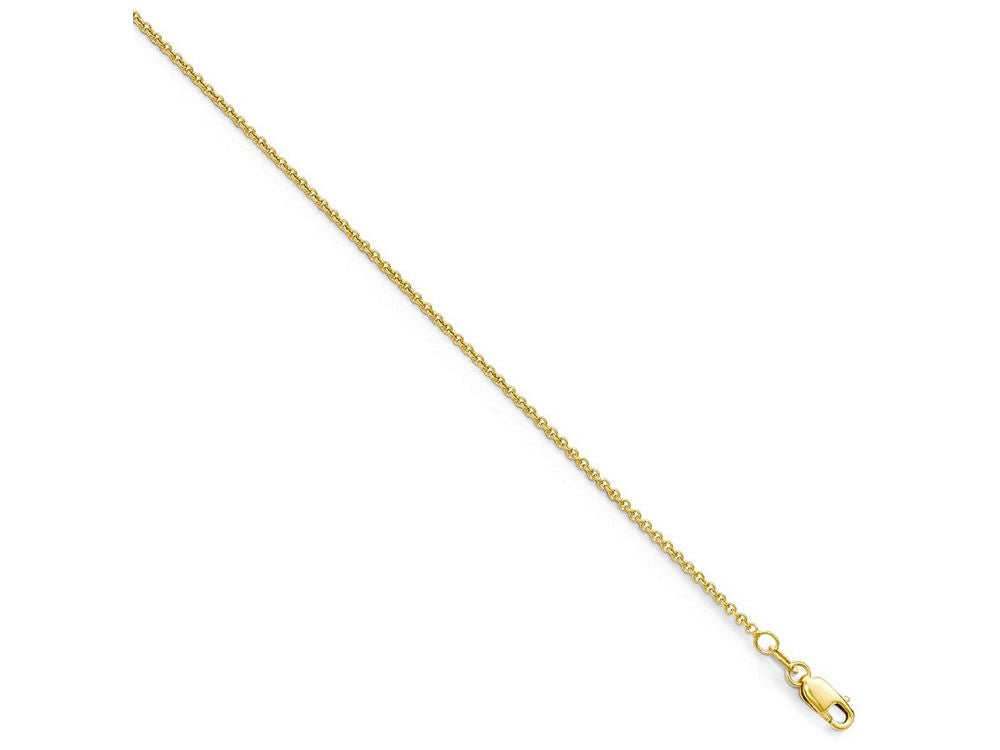 FJC Finejewelers 14k Yellow Gold Round Cable Chain Necklace