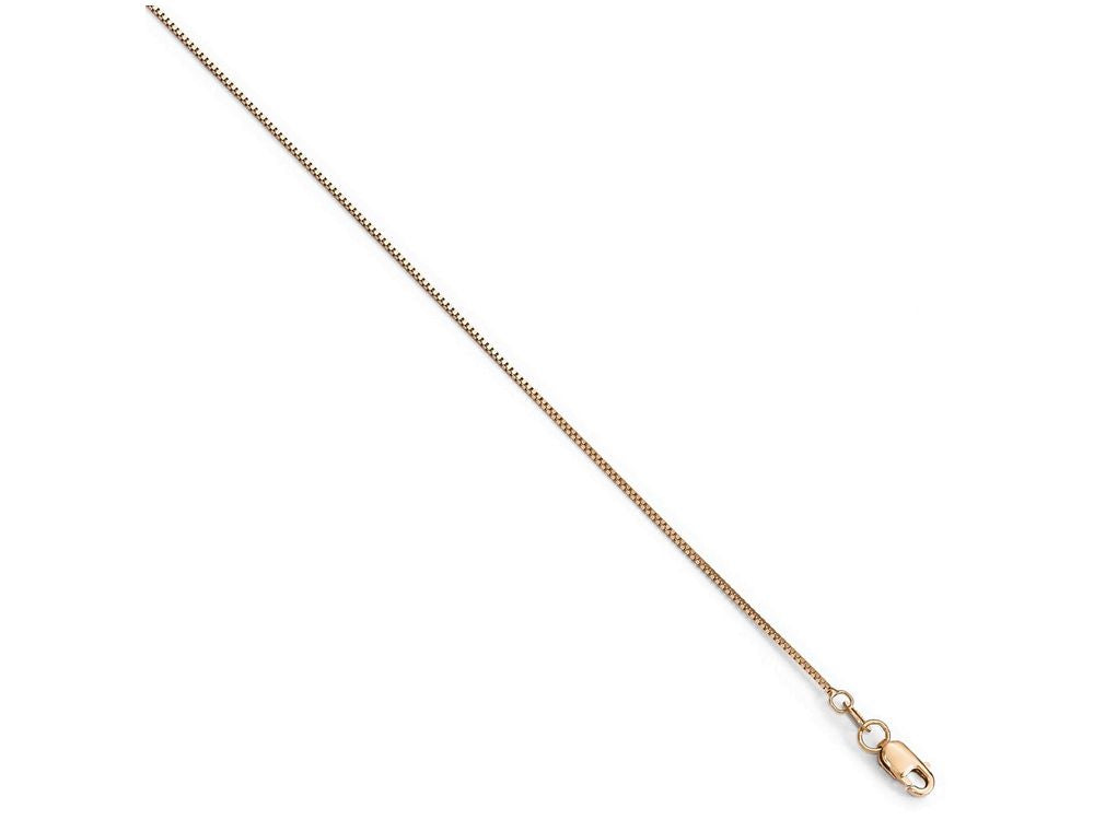 FJC Finejewelers 14k Rose Gold Box W/lobster Chain Necklace