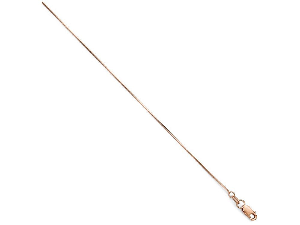 FJC Finejewelers 14k Rose Gold Baby Box Chain Necklace
