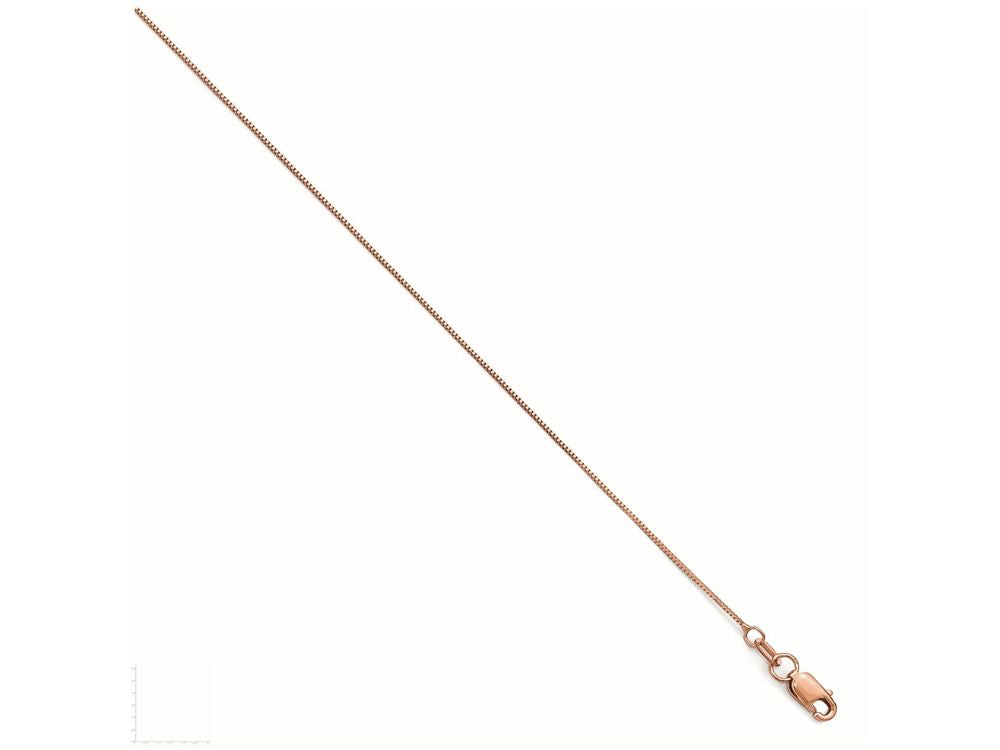 FJC Finejewelers 14k Rose Gold Baby Box Chain Necklace
