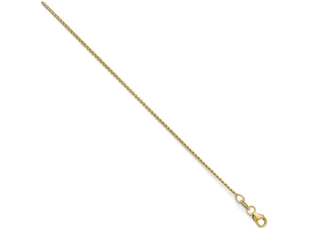 FJC Finejewelers 14k Yellow Gold Bright Cut Open Franco Chain Necklace