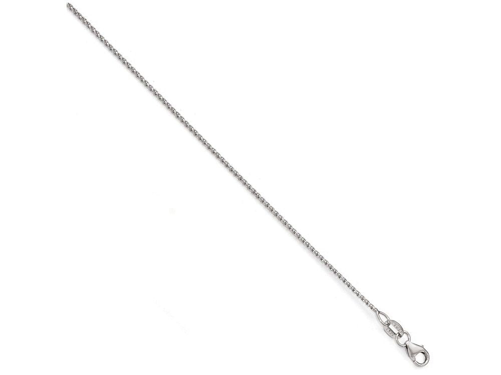 FJC Finejewelers 14k White Gold Franco Chain Necklace
