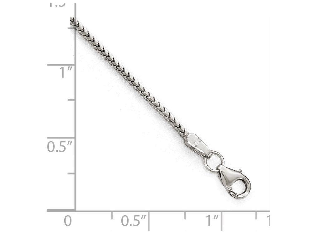 FJC Finejewelers 14k White Gold Franco Chain Necklace