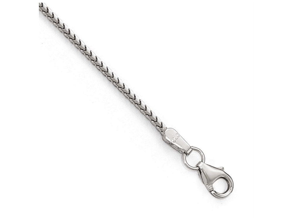 FJC Finejewelers 14k White Gold Franco Chain Necklace